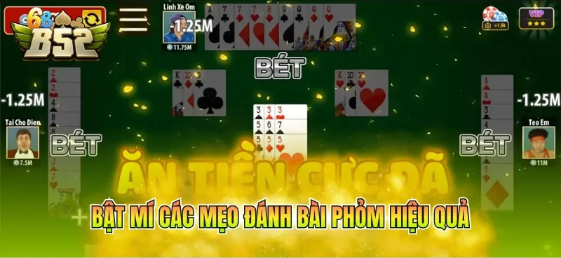 Bật mí các mẹo đánh bài Phỏm hiệu quả