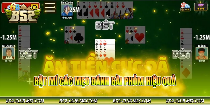 Bật mí các mẹo đánh bài Phỏm hiệu quả