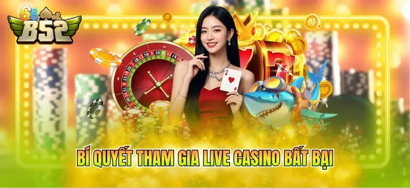 Bí quyết tham gia Live Casino bất bại