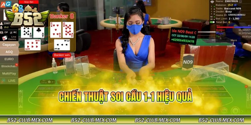 Chiến thuật soi cầu 1-1 hiệu quả