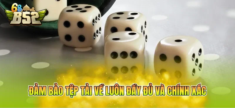 Đảm bảo tệp tải về luôn đầy đủ và chính xác