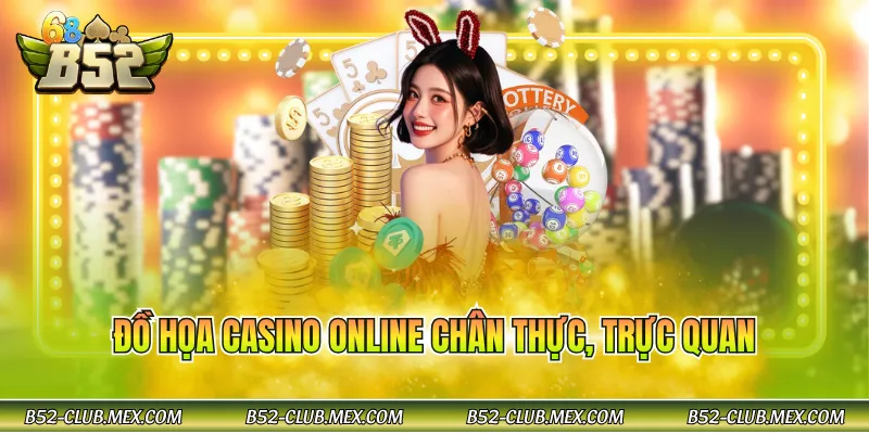 Đồ họa casino online chân thực, trực quan