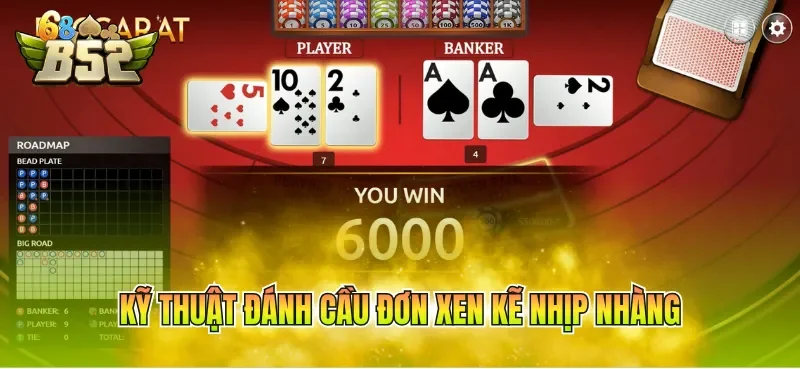 Kỹ thuật đánh cầu đơn xen kẽ nhịp nhàng