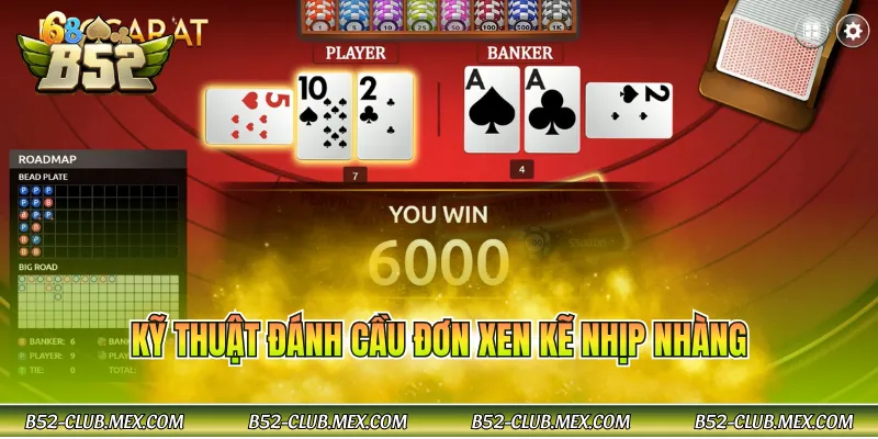 Kỹ thuật đánh cầu đơn xen kẽ nhịp nhàng