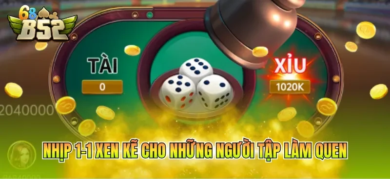 Nhịp 1-1 xen kẽ cho những người tập làm quen