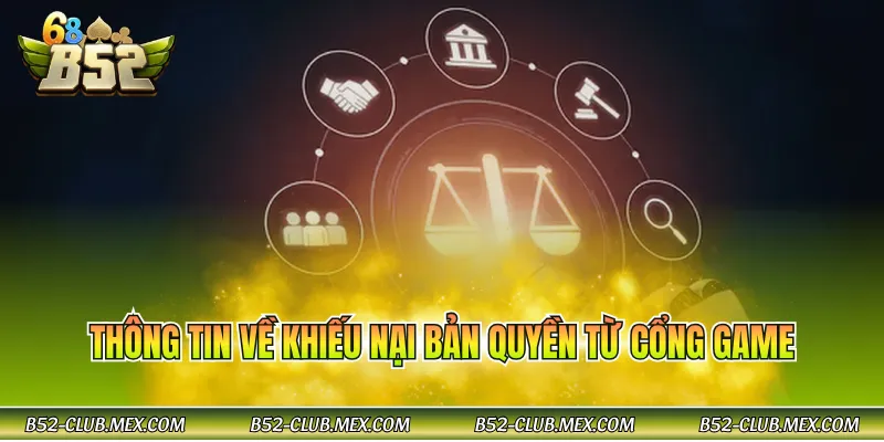 Thông tin về khiếu nại bản quyền từ cổng game