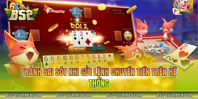 Tránh sai sót khi gửi lệnh chuyển tiền trên hệ thống